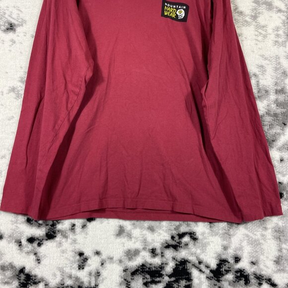 Duluth Trading Co Mountain Hardwear Shirt Mens Size Large Red Long Sleeve - Picture 3 of 15
